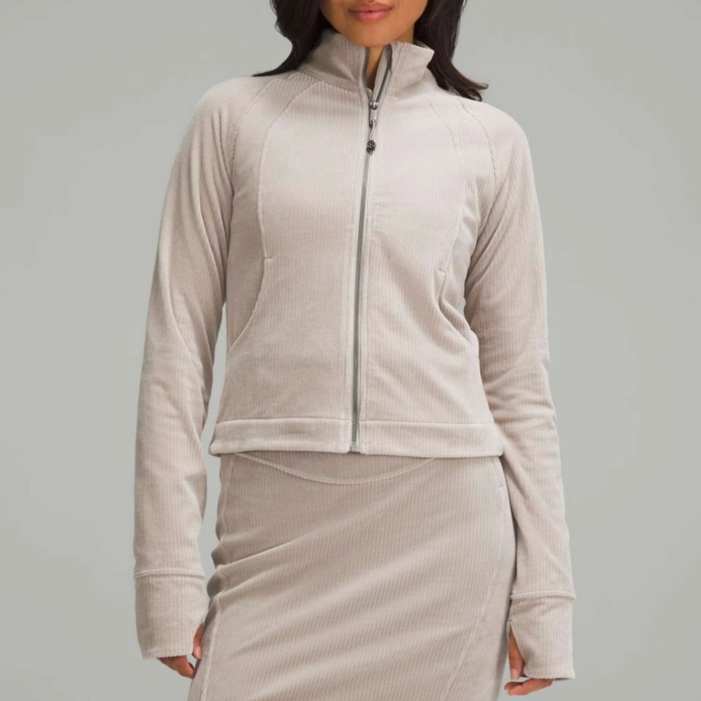 Lululemon Scuba Track Jacket *Velvet Cord